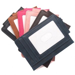 Anti-magnetic Clip Thin Suction Clasp Magnetic Snap Business Bank <b>Card</b> <b>Holder</b> Multiple <b>Card</b> Slots Portable Small Wallet - Product Image 2