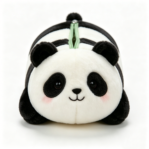 Customized <b>panda</b> plush pencil case,<b>panda</b> shaped plush pouch,cute <b>panda</b> pencil bag, plush <b>panda</b> stationery case - Product Image 1