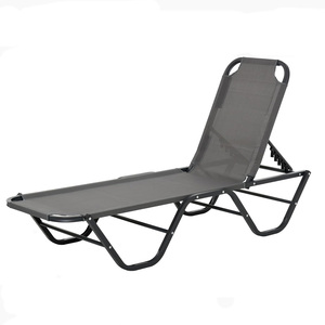 Silla Reclinable Plegable de Aluminio y Teslin para Exteriores, Jardín, Piscina, <span class=keywords><strong>Cama</strong></span>, Lectura, Chaise Longue, Venta al por Mayor de Fábrica - Product Image 1