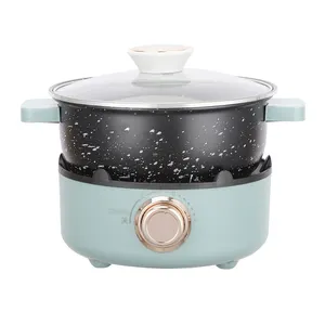 New Large Capacity Blue Multipurpose Electric Cooking Pot Kitchen Appliances