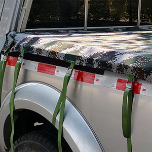 รถกระบะด้านหลังรถบรรทุกกันน้ำ PVC & ผ้าใบผ้าใบกันน้ำทนทานและยาวนานสำหรับรถไฮลักซ์รีโว่ - Product Image 5