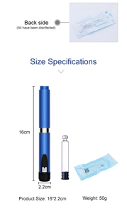 Bolígrafo Metálico Multiusos Reutilizable V2 en Varios Colores, Compatible con Cartuchos de Vidrio de 3 ml, Recargable, para Dosificación de Péptidos, para Salón de Belleza - Product Image 6