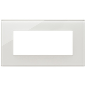 Milk White Glass Wall <b>Switch</b> Plate 18.4 X 11.6 Cm For Modern Home <b>Lighting</b> Control - Product Image 1