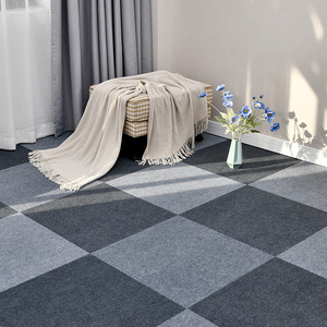 Dalles de moquette pour bureau, auto-adhésives, carrées, à boucles, imperméables, utilisables pour les grandes surfaces, <span class=keywords><strong>tapis</strong></span> pour salon - Product Image 4