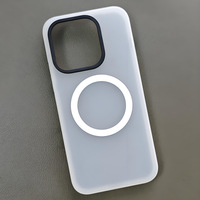 Étui de protection pour téléphone AilesTecca, en polycarbonate rigide transparent mat antichoc avec coque magnétique pour OnePlus 15