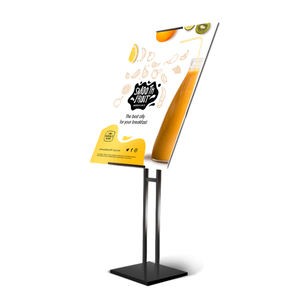Rak Poster Display Display Besi Berdiri Promosi Acara - Product Image 1