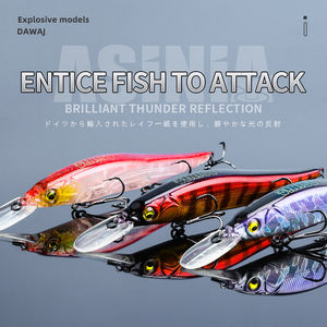 ASINIA-Leurre de pêche professionnel, appât artificiel <span class=keywords><strong>pour</strong></span> brochet et bar, 110mm, 14g, 1.8m, SP - Product Image 6