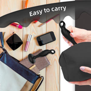 Masajeador de Próstata con Control Remoto Negro, Vibrador Anal de Silicona, Juguete Sexual Impermeable para Adultos - Product Image 3