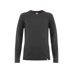 Conjunto de Ropa Interior Térmica para Niños Wooly Kid's, Lana Merino Suave, Color Negro, Edades de 2 a 10 Años - Product Image 2