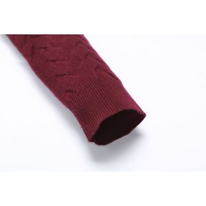 Jersey informal personalizado de OEM para mujer, cuello alto holgado, ligero, transpirable, manga larga, tejido de punto de lana y Cachemira para - Product Image 3