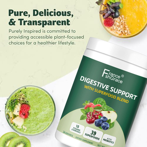 Fabricant de compléments alimentaires pour la digestion en gros, mélange de superaliments avec probiotiques pour 244 g de poudre de soutien digestif - Product Image 3