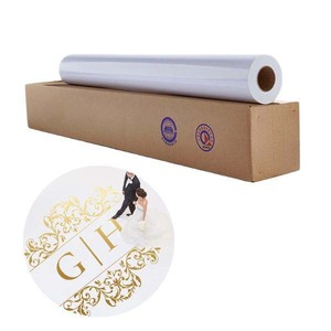 Rouleau de vinyle autocollant imprimable de qualité supérieure, papier autocollant en PVC pour impression numérique à solvant écologique, UV, latex, matériel publicitaire - Product Image 2
