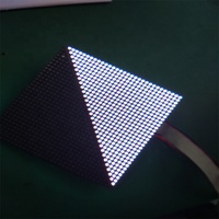Écran triangulaire d'intérieur led P4/P5 SMD, en forme de triangle, luminaire décoratif pour DJ scène