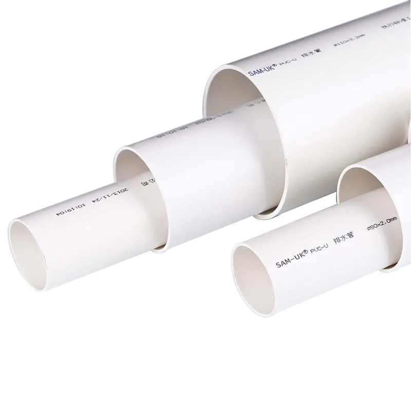 Tubería de PVC de 250mm/ASTM D2466 sanitaria tubos de PVC lista