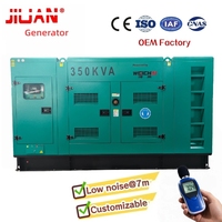 Groupe électrogène insonorisé Guangzhou 350KVA 280KWA avec moteur Weichai WP10D320E200 et alternateur Baudouin Leroy-Somer