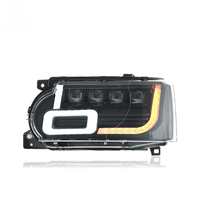 Phares LED à 4 lentilles pour Range Rover Vogue Sport 2010-2013, transformation de pièces d'origine en neuves, avec DRL de rechange