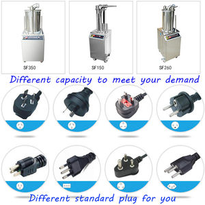 Máquina de relleno de salchichas de jamón al por mayor, máquina de salchichas hidráulica comercial, embutidor seguro de salchichas de alta eficiencia potente - Product Image 5