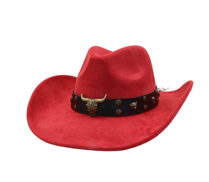 CL4106 Whosale New Pink Crystal Cowboy Hat Mexico Jazz Hommes Femmes Various Color Party - Product Image 6