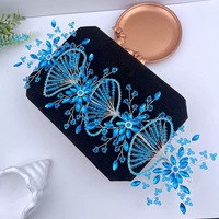 Couronnes et serre-têtes de luxe pour femmes, ornés de strass étincelants et de zircon, accessoires capillaires pour carnaval et mariage