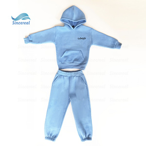 Tùy chỉnh OEM Toddler cô gái trẻ em quần áo 2 mảnh bộ trẻ em Tracksuit Hoodies và Sweatpants quần áo trẻ em Jogger sweatsuit Set - Product Image 6