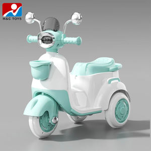 Trottinette pour enfants avec panier, effets lumineux et musicaux, design de <span class=keywords><strong>moto</strong></span> simulée, jouet de trottinette d'équilibre pour enfants - Product Image 3