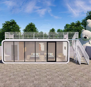 Casa Prefabricada Completa Tipo Cabaña Apple, Portátil y Popular, en Venta, Módulo de Oficina de 20 y 40 Pies, Casa Contenedor para Exteriores, Villa, Hotel - Product Image 5