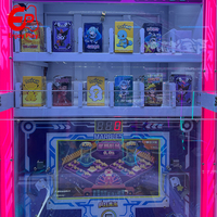 Machine de jeu d'arcade Crazy Marbles, distributeur de boîtes mystères avec poussoir de billes et affichage des prix pour centre commercial
