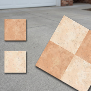 Carreaux de sol en porcelaine émaillée numérique 400x400mm, design moderne foncé, pour parking, usage intensif, revêtement de sol extérieur - Product Image 5