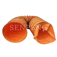 Tunnel en PVC de 900 mm Conduit d'air flexible Imperméable Durable et résistant aux hautes températures Conduit de ventilation pour l'exploitation minière