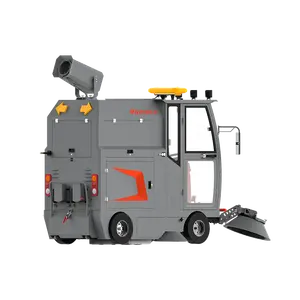 Warehouse Hospital Electric Full-Enclosed Cleaning Road Street Floor Sweeper