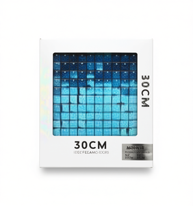 Mosaico de azulejos acrílicos de 30 cm cuadrados, adhesivo decorativo de pared, diseño de arte moderno para decoración del hogar. - Product Image 1