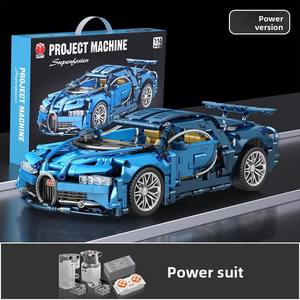 Set di Blocchi da Costruzione Supercar <span class=keywords><strong>1</strong></span>:14, Kit Modello di Auto Sportiva di Lusso Fai-da-Te per Adolescenti, Blocchi da Costruzione Cyberpunk Telecomandati - Product Image 4