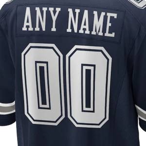 Tyler Booker Navy 2025 Draft Pick Beste Kwaliteit Gestikt Amerikaans Voetbal Jersey - Product Image 4