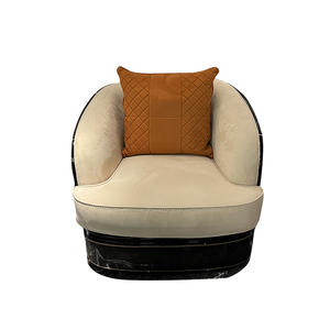 Ensemble de canapé en flanelle en forme de L de luxe léger <span class=keywords><strong>Vuitton</strong></span>, housse amovible lavable, cadre en bois massif, design post-moderne pour grand appartement - Product Image 5