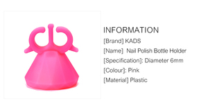 Support de Bouteille de Vernis à Ongles Professionnel en Silicone Souple, Anneau Anti-Déversement pour Doigts, Outils de Manucure, Fournitures de Salon, Vente en Gros - Product Image 6