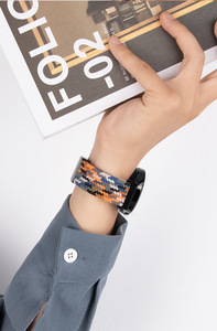 Correa de reloj inteligente tejida de nailon trenzado elástico con diseño de hebilla magnética de 20MM y 22MM para <span class=keywords><strong>Samsung</strong></span> <span class=keywords><strong>Galaxy</strong></span> <span class=keywords><strong>Watch</strong></span> 7 6 <span class=keywords><strong>5</strong></span> 4 <span class=keywords><strong>Pro</strong></span> Band - Product Image 6