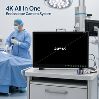 Système de caméra endoscopique portable IKEDA 32" 4K avec moniteur médical intégré, unité ORL compacte