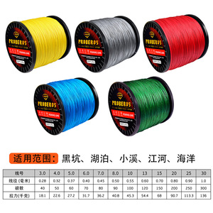 สายเบ็ดตกปลาทะเลแบบถัก PE รุ่น <span class=keywords><strong>W16</strong></span> ความยาว 1000 เมตร - Product Image 2