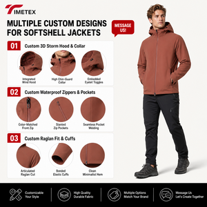 <span class=keywords><strong>Chaqueta</strong></span> Softshell Personalizada con Logotipo para <span class=keywords><strong>Hombre</strong></span>, Forro Polar Térmico, Repelente al Agua, Cortavientos, para Deportes al Aire Libre y Montañismo - Product Image 2