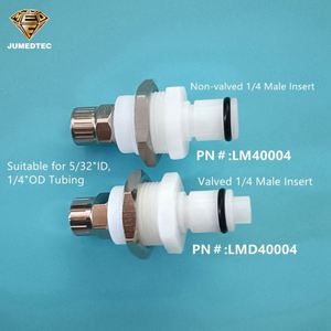 Acoplamiento de desconexión rápida de inserto macho en línea de 1/4 "a manguera de 4mmID 6mmOD flujo abierto accesorios de tubería de inserción de acoplamiento rápido - Product Image 4