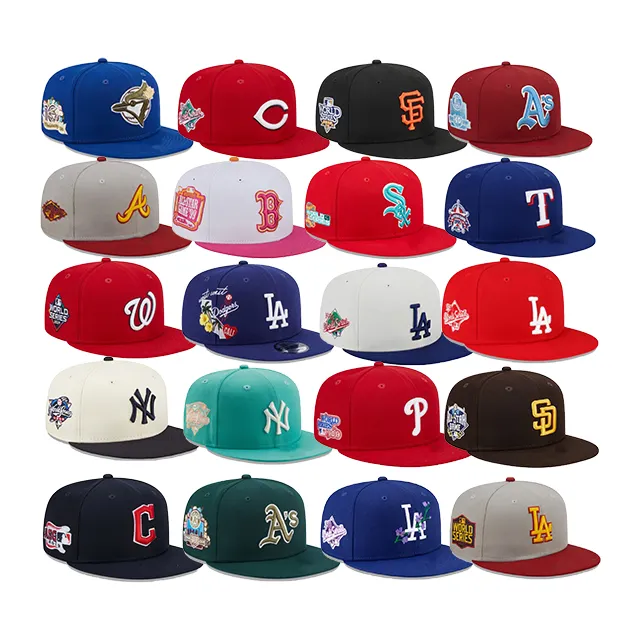 หมวกเดิมหมวกติดตั้งผู้ชายหมวกบาสเกตบอลผู้หญิงฟุตบอลทีม Gorras ใหม่Original VintageกีฬาหมวกSnapback