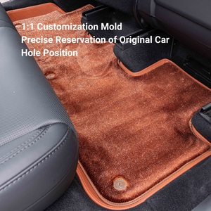 Wholesale Custom Fit Luxury Leather Car <strong>Floor</strong> <strong>Mats</strong> for 5 Seats Sedan OEM Car Accessories Car <strong>Mats</strong> - Product Image 4
