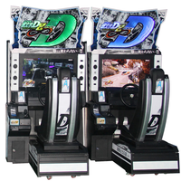 Machine d'arcade de course, lettre Nitial D5/lettre initiale 8, machine de jeu de conduite d'arcade pour adultes à pièces