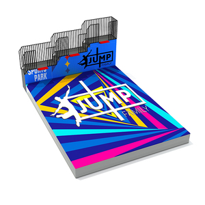 <span class=keywords><strong>Parc</strong></span> de saut pour enfants personnalisé, petit <span class=keywords><strong>parc</strong></span> d'attractions intérieur, <span class=keywords><strong>activités</strong></span> de <span class=keywords><strong>parc</strong></span> d'attractions, toboggan numérique, trampoline - Product Image 4