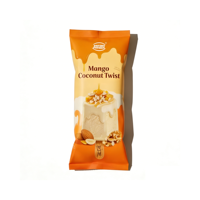 Custom Print Food Grade CPP Foil Packs Banana Chocolate mango Ice Cream bar Wrappers Heat Seal Pop Plastic Popsicle Bag