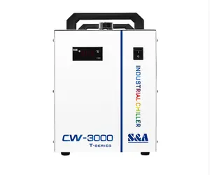 Enfriador láser industrial S & A CW3000TG para máquina de corte por láser CNC 50/60Hz Compacto en tamaño