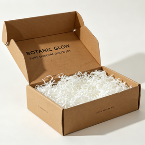 DTC Beauty Packaging Custom Self-locking Mailer <b>Box</b> Subscription <b>Box</b> Matt Lamination for Cosmetics Skincare Corrugated Shipping - Product Image 2