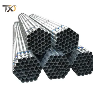 Standard St37 Dn40 Emt Electrical Q345B 3/8 Inch Diameter Hot Dipped 6m Length Galvanized Steel Pipe For Scaffold System