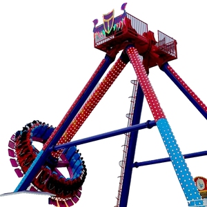 Chaises volantes LED en forme de dinosaure, manège à <span class=keywords><strong>pendule</strong></span> géant, 10+ attractions de parc pour adultes, pour Sinorides Flying Chairs 120 en fibre de verre et acier - Product Image 1
