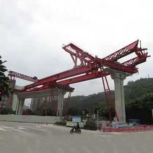 2600 톤 철도 콘크리트 다리 발사 거더 세그먼트 발사 갠트리 크레인